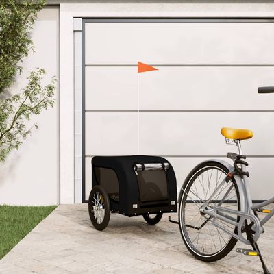 vidaXL remorque de vélo pour animaux de compagnie Fer