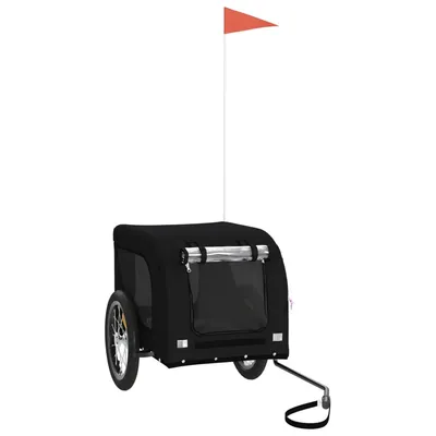 vidaXL remorque de vélo pour animaux de compagnie Fer