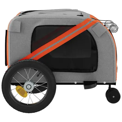 vidaXL remorque de vélo pour animaux de compagnie Fer vidaXL remorque de vélo pour animaux de compagnie Fer