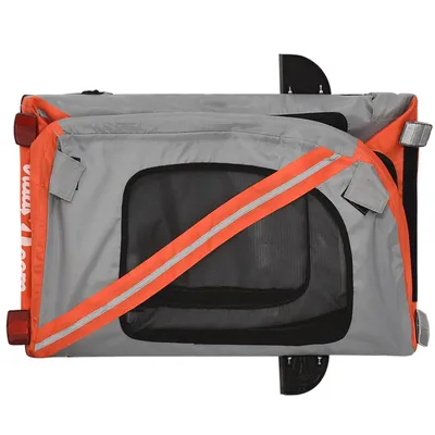 vidaXL remorque de vélo pour animaux de compagnie Fer vidaXL remorque de vélo pour animaux de compagnie Fer