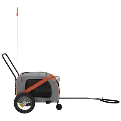 vidaXL remorque de vélo pour animaux de compagnie Fer vidaXL remorque de vélo pour animaux de compagnie Fer