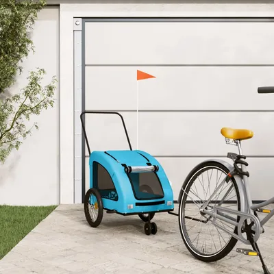 vidaXL Remorque de vélo pour chien Oxford