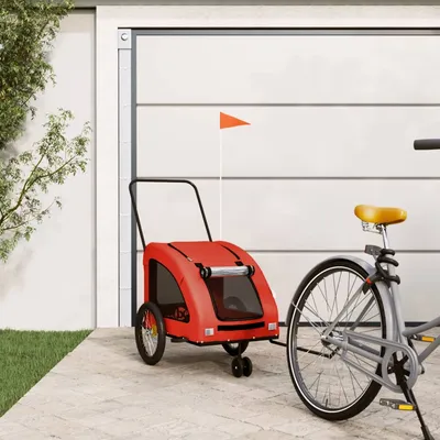 vidaXL Remorque de vélo pour chien Oxford