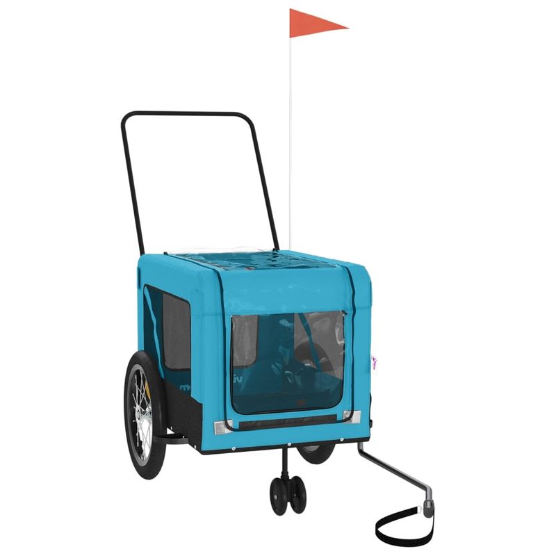 vidaXL remorque de vélo pour animaux de compagnie