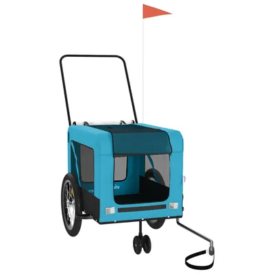 vidaXL Remorque de vélo pour chien Oxford