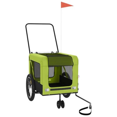 vidaXL remorque de vélo pour animaux de compagnie Fer