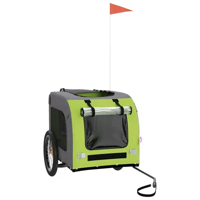 vidaXL remorque de vélo pour animaux de compagnie Fer