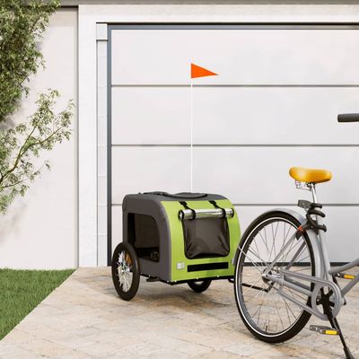 vidaXL remorque de vélo pour animaux de compagnie Fer