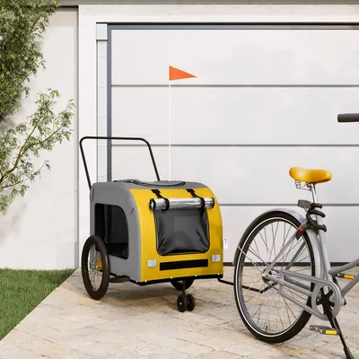 vidaXL Remorque de vélo pour chien Oxford