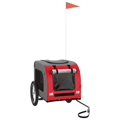 vidaXL remorque de vélo pour animaux de compagnie Fer