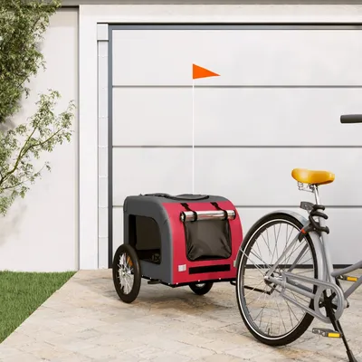 vidaXL Remorque de vélo pour chien Oxford