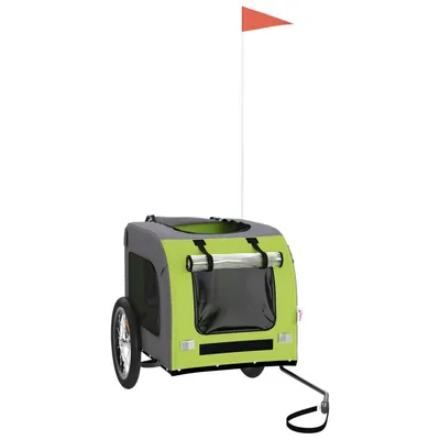 vidaXL remorque de vélo pour animaux de compagnie Fer