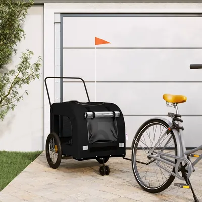 vidaXL Remorque de vélo pour chien Oxford