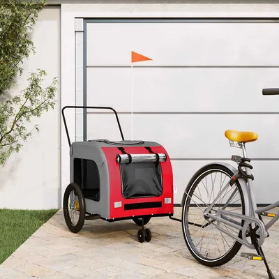 vidaXL Remorque de vélo pour chien Oxford