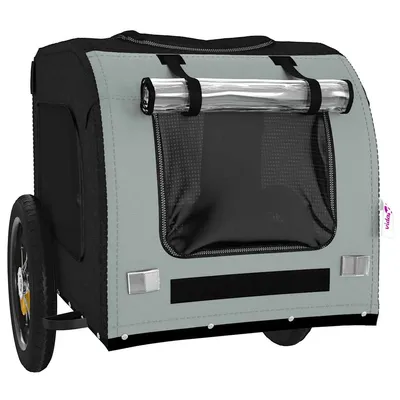vidaXL remorque de vélo pour animaux de compagnie Fer vidaXL remorque de vélo pour animaux de compagnie Fer