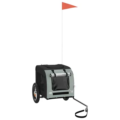 vidaXL remorque de vélo pour animaux de compagnie Fer