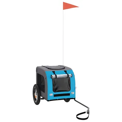 vidaXL remorque de vélo pour animaux de compagnie Fer