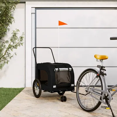 vidaXL Remorque de vélo pour chien Oxford