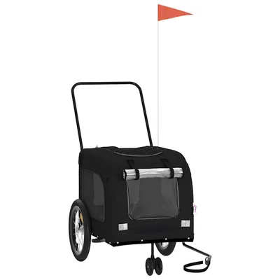 vidaXL remorque de vélo pour animaux de compagnie Fer vidaXL remorque de vélo pour animaux de compagnie Fer