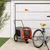 vidaXL remorque de vélo pour animaux de compagnie Fer vidaXL remorque de vélo pour animaux de compagnie Fer