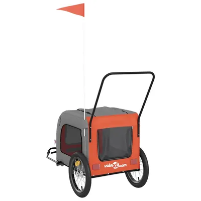 vidaXL remorque de vélo pour animaux de compagnie Fer vidaXL remorque de vélo pour animaux de compagnie Fer
