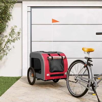 vidaXL Remorque de vélo pour chien Oxford