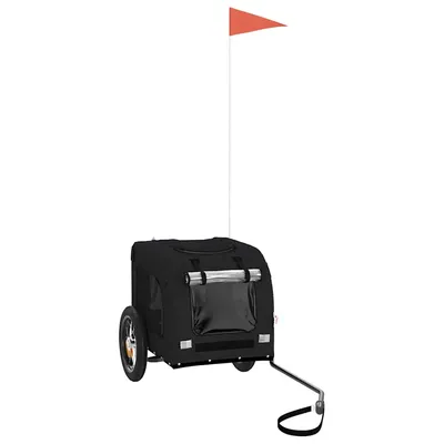 vidaXL remorque de vélo pour animaux de compagnie Fer