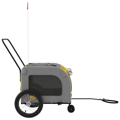 vidaXL remorque de vélo pour animaux de compagnie Fer vidaXL remorque de vélo pour animaux de compagnie Fer
