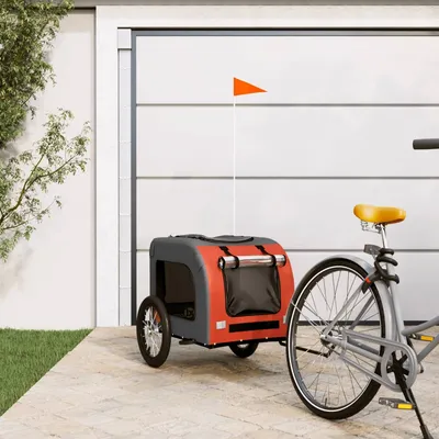 vidaXL Remorque de vélo pour chien Oxford