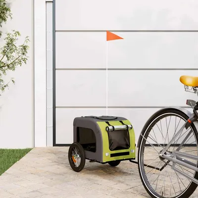 vidaXL remorque de vélo pour animaux de compagnie Fer vidaXL remorque de vélo pour animaux de compagnie Fer