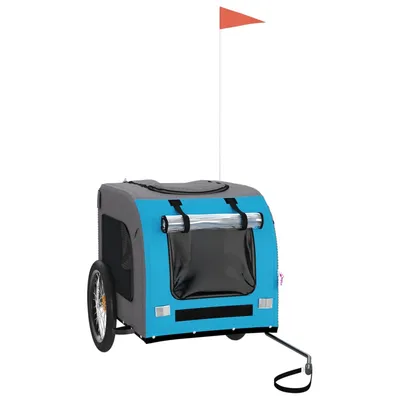 vidaXL remorque de vélo pour animaux de compagnie Fer