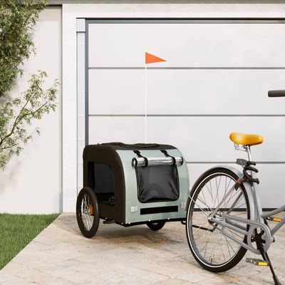 vidaXL remorque de vélo pour animaux de compagnie Fer