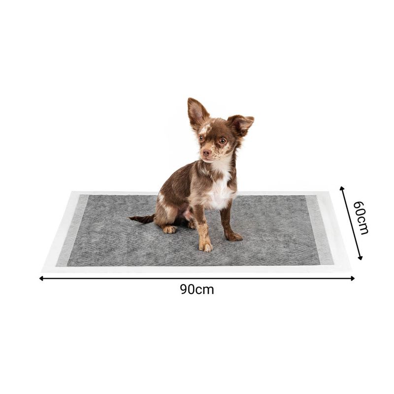 lionto tapis éducateurs pour chien, 6 couches, charbon actif, absorbants