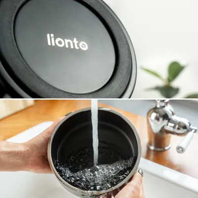 lionto rutschfester Hundenapf aus Edelstahl – hygienisch und elegant