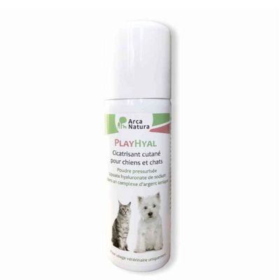 ARCA NATURA - Playhyal Spray Cicatrisant - Chien et Chat