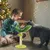 Griffoir pour chat avec jouets suspendus