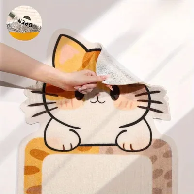Tapis griffoir autocollant pour chat