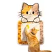 Selbstklebende Katzenkratzmatte