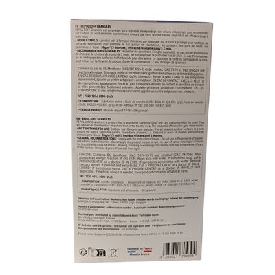 Répulsif extérieur Granulés RepulsOff 400g Pour Chiens et Chats