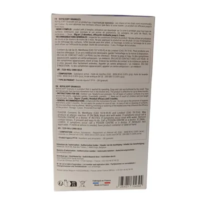 Répulsif extérieur Granulés RepulsOff 400g Pour Chiens et Chats