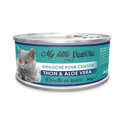 My Little Festin - Pâtée Chaton Thon / Aloes80 g