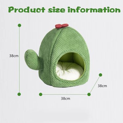 UAMLY Tienda de campaña para gatos con forma de cactus