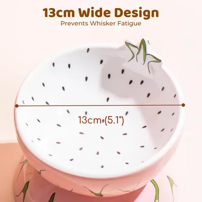 Gamelle Surélevée en Céramique pour Chat