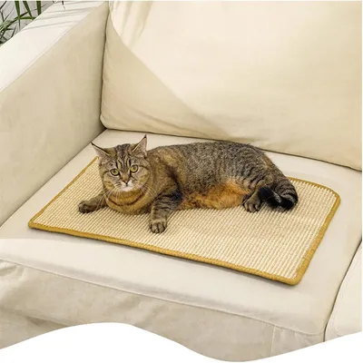 UAMLY Alfombrilla rascador de sisal para gatos, ideal para sofás