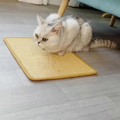 UAMLY Alfombrilla rascador de sisal para gatos, ideal para sofás