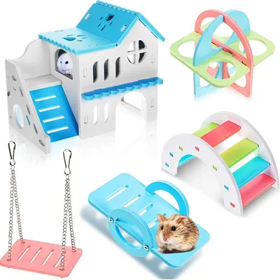 UAMLY Jouets pour hamsters, Jouet pour cage pour petits animaux
