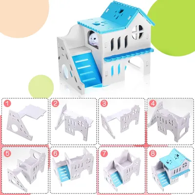 UAMLY Jouets pour hamsters, Jouet pour cage pour petits animaux