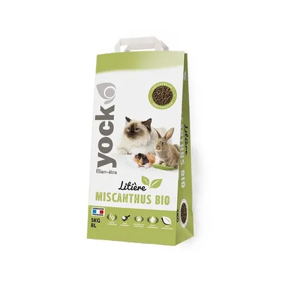 Yock Litière Miscanthus Bio Chat Yock Litière Miscanthus Bio Chat