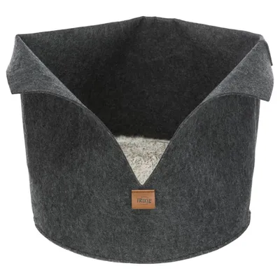 Lit pour Animaux de Compagnie Rond Feutre Panier Couchage 30/40 cm