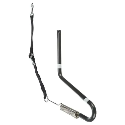 TRIXIE Ensemble laisse de vélo pour chien Forme en U Noir